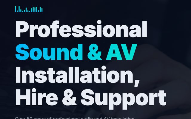 Electronic Audio Systems website — headline